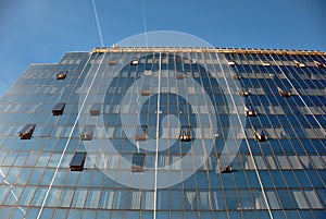 Business office glass building