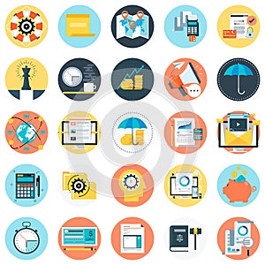 Business, office icon set