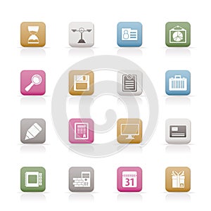 Business and office icons