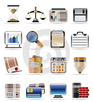 Business and office icons