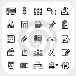 Business and Office icons set
