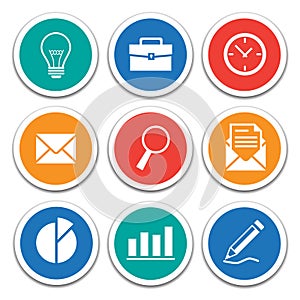 Business and Office icons set