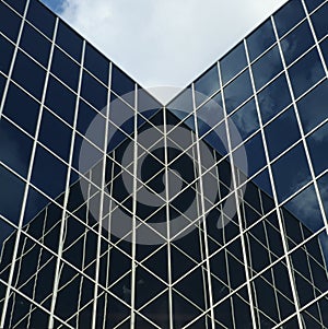 Business Office Reflective Glass Building