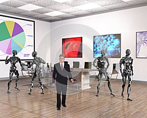 Business Office, Technology, Robots, Sales photo