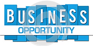 Business Opportunity Blue Professional Horizontal