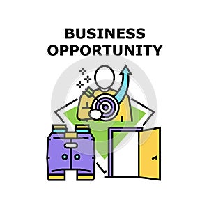 Business opportunity icon vector illustration