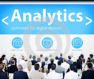 Business People Analytics Web Design Concepts