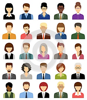 Business people avatars