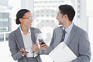 Business people in board room meeting