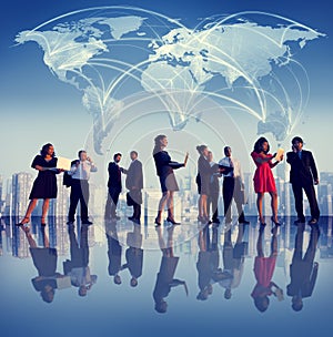 Business People Collaboration Teamwork Professional Concept