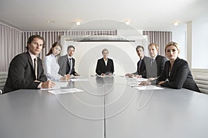 Business People At Conference Table