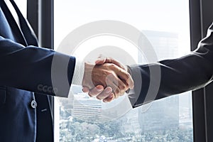 Business People Corporate Connection Greeting Handshake Concept