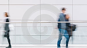 Business people crowd at an floor, concept image