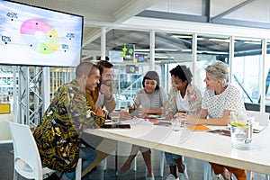 Business people discussing in the meeting at conference room