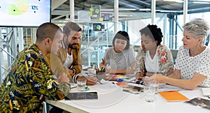 Business people discussing in the meeting at conference room