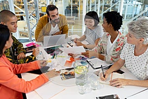 Business people discussing in the meeting at conference room