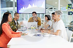 Business people discussing in the meeting at conference room