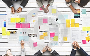 Business People Diverse Brainstorm Meeting Concept