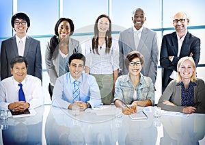 Business People Diversity Team Corporate Professional Concept photo