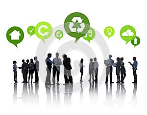 Business People with Green Concepts