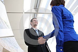 Business People Handshake