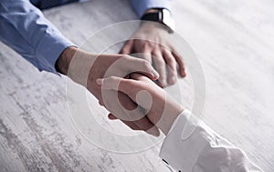 Business people handshake. Deal concept
