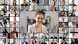 Business People Headshots Collage