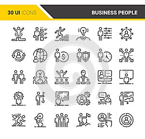 Business People Icons