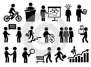 Business people icons