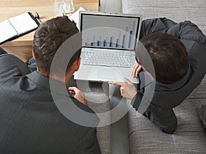 Business people with laptop