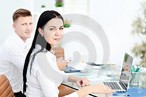 Business People Meeting Communication Discussion Working Office Concept