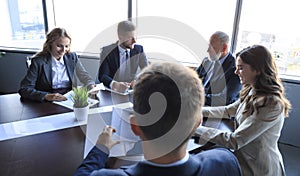 Business people meeting conference discussion corporate concept