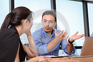 Business People are Meeting Discussing About Their Project and  Problem Solving in Conference Room, Professional Manager is photo