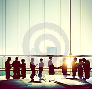 Business People Meeting Discussion Communication Concept