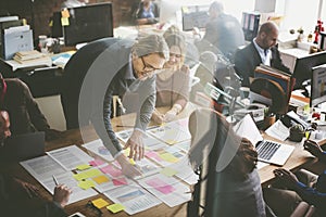 Business People Planning Strategy Analysis Office Concept photo