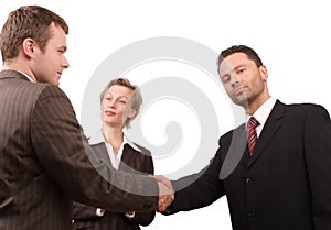 Business people - promotion -