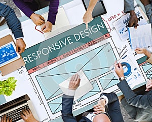 Business People Responsive Design Concept