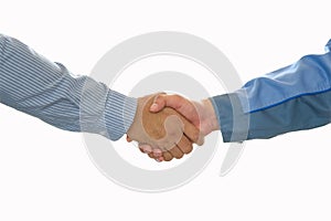 Business people shaking hands