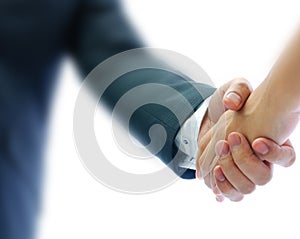 Business people shaking hands