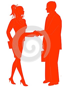 Business People Shaking Hands