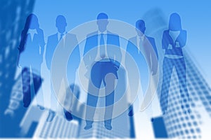 Business People Silhouette.