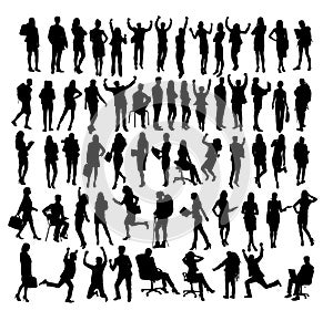 Business People Silhouettes