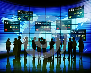 Business People Stock Exchange Concepts