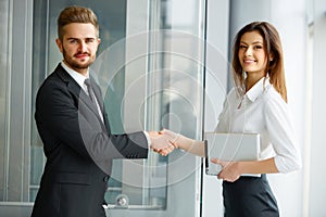 Business People. Successful Business Partner Shaking Hands in th