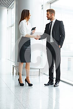 Business People. Successful Business Partner Shaking Hands in th