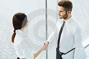 Business People. Successful Business Partner Shaking Hands in th