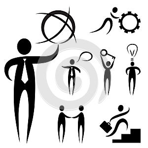 Business people symbol