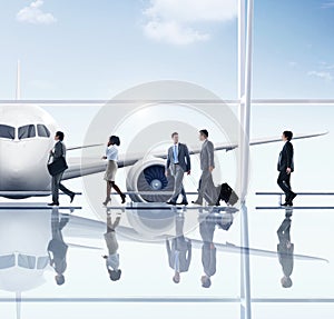 Business People Travel Airport Concepts