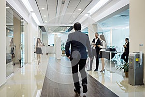 Business people walking in the office corridor,Business People C