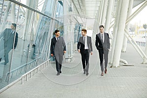 Business People Walking in the street